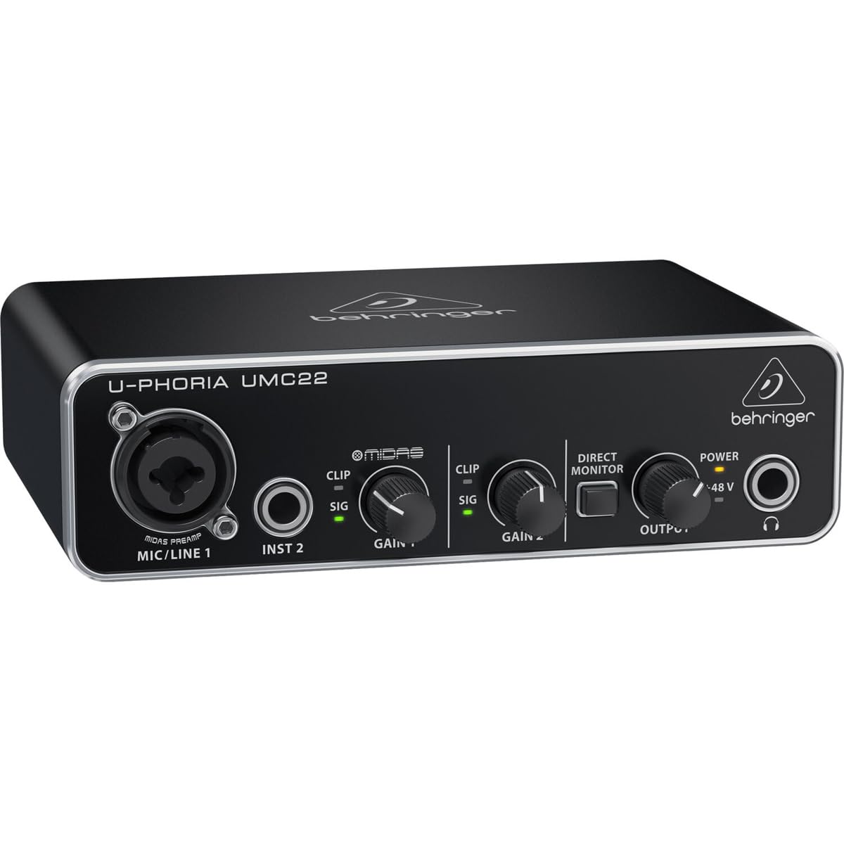 Amazon.co.jp: BEHRINGER ベリンガー マイクプリアンプ搭載 USB